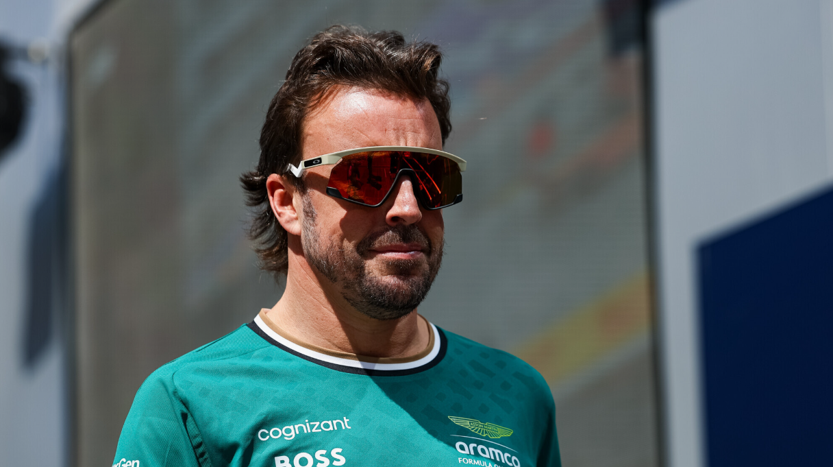 Fernando Alonso preparing for a Formula 1 race weekend