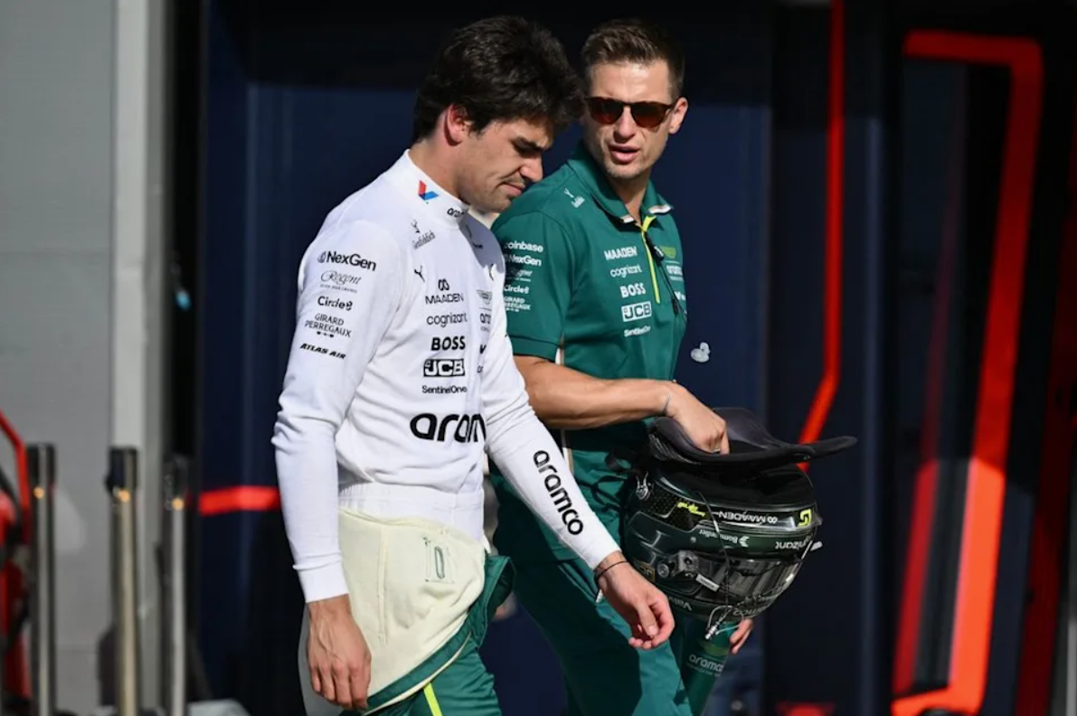 Lance Stroll discussing Aston Martin’s ambitions to compete for Formula 1 victories
