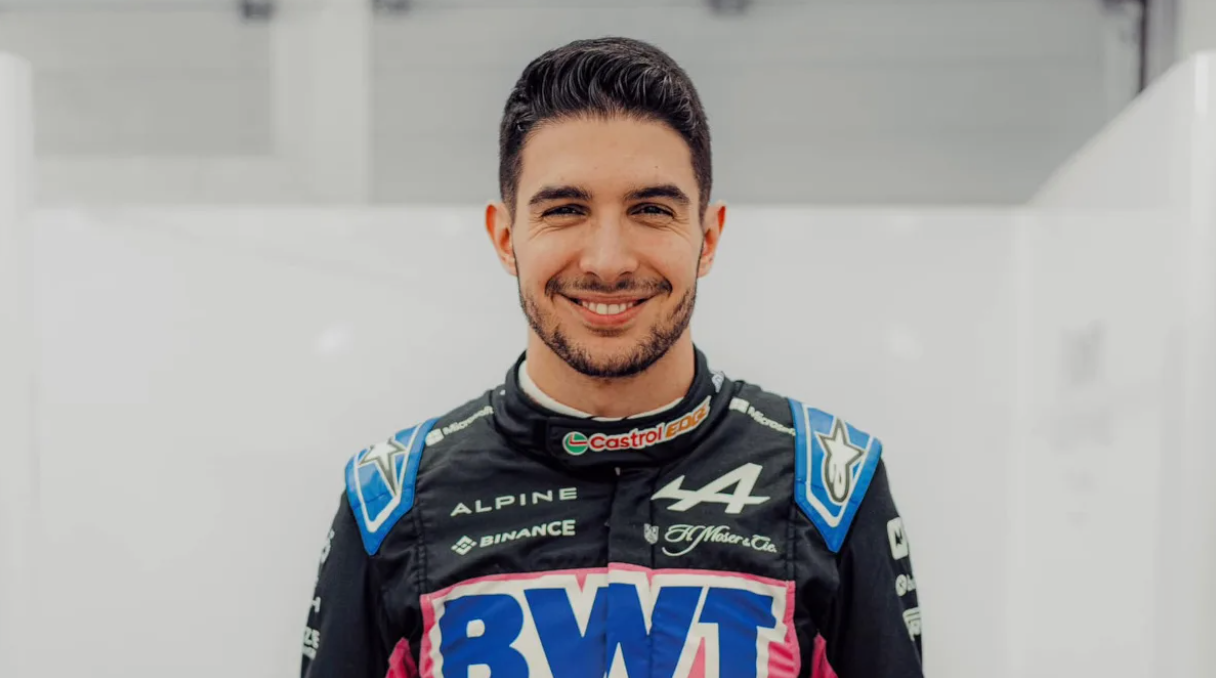 Esteban Ocon driving his Formula 1 car during a race