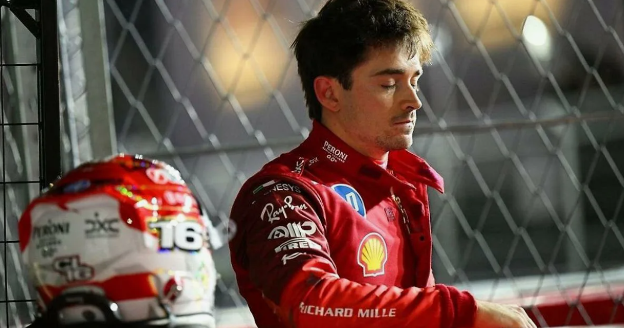 Ferrari drivers battle on track