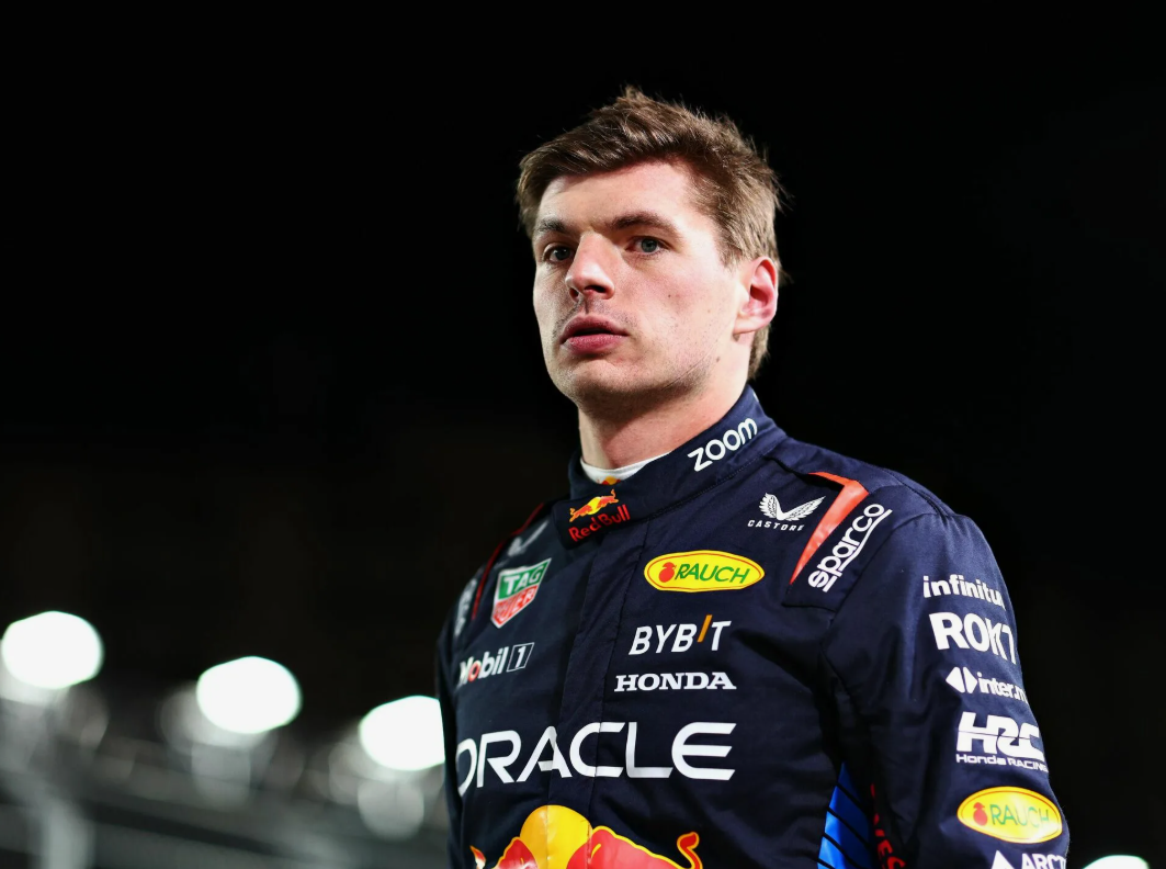 Max Verstappen driving during qualifying at Nürburgring 24 Hours