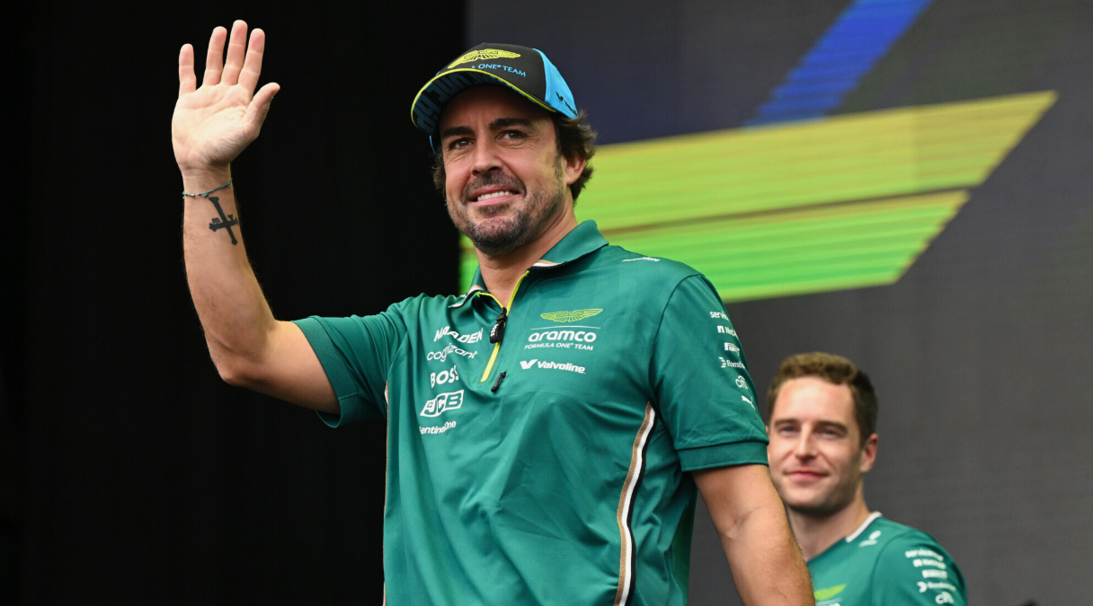 Fernando Alonso participating in a global motorsport event
