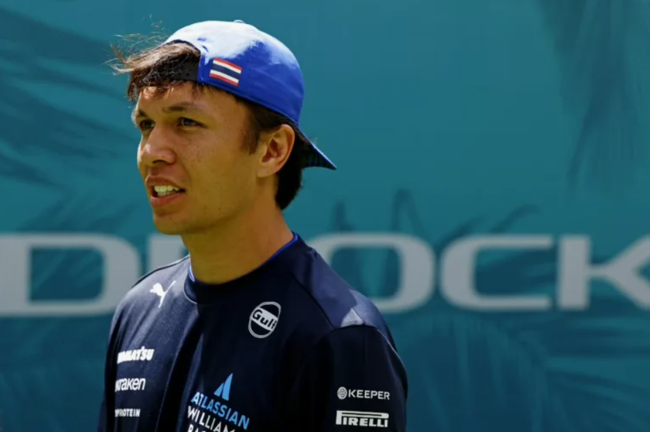 Williams Formula 1 car on track at Miami International Autodrome