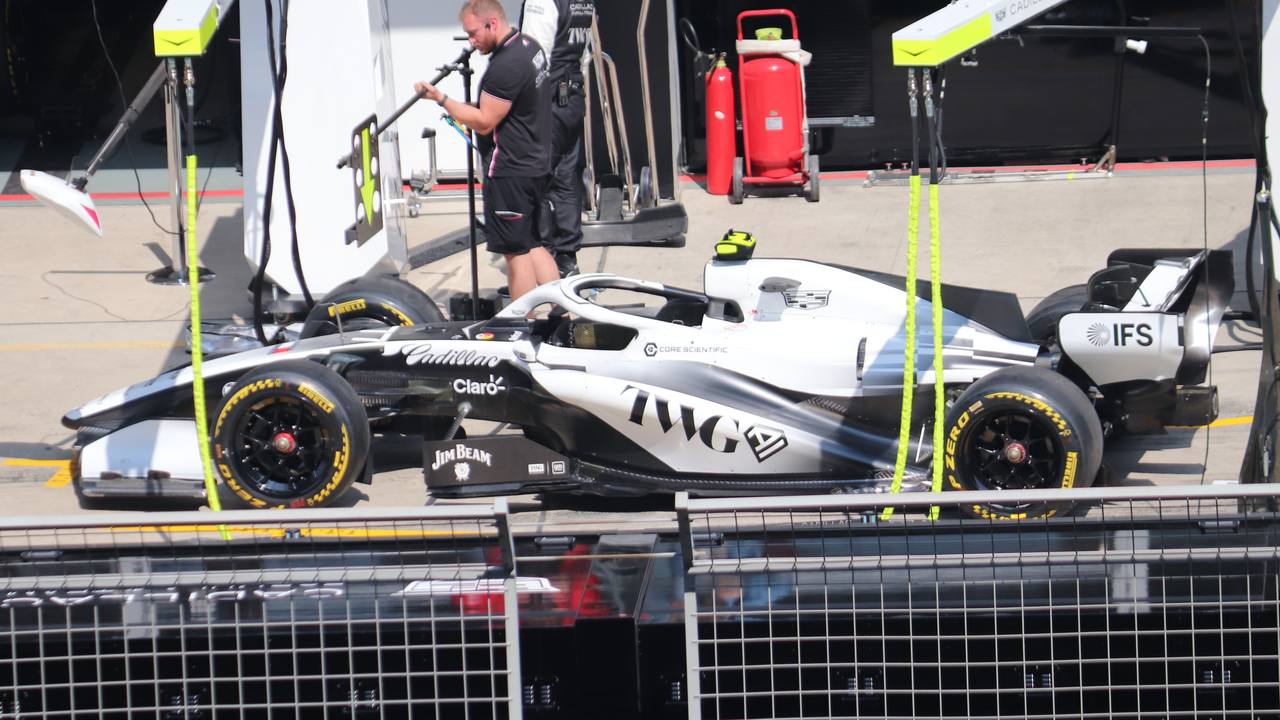 Cadillac F1 livery detail