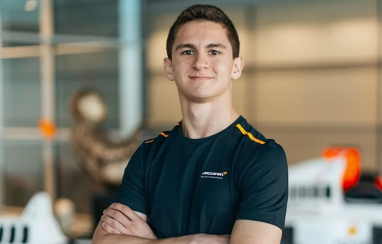 F2-Champion-Set für Haas-Test im Formel-1-Auto der vorherigen Generation