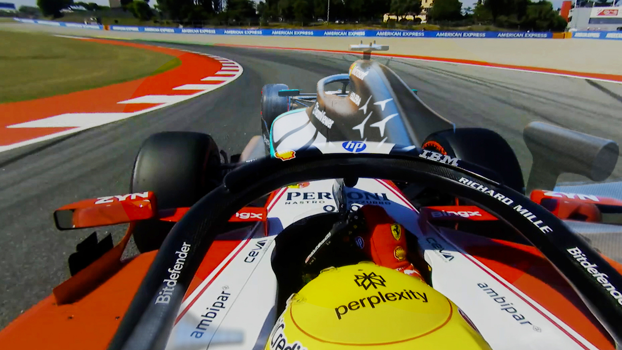 Ghost Car ukazuje, ako blízko Hamilton prišiel na redakčnú fotografiu Russella Barcelona Pole 2