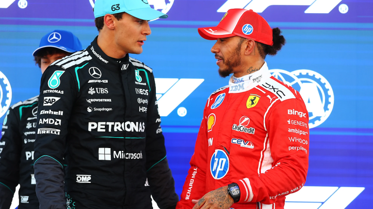 Hamilton Says Ferrari Can Fight After Front-Row Barcelona Lap