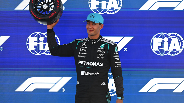 Russell Feels Like His Old Self Again After Barcelona Pole