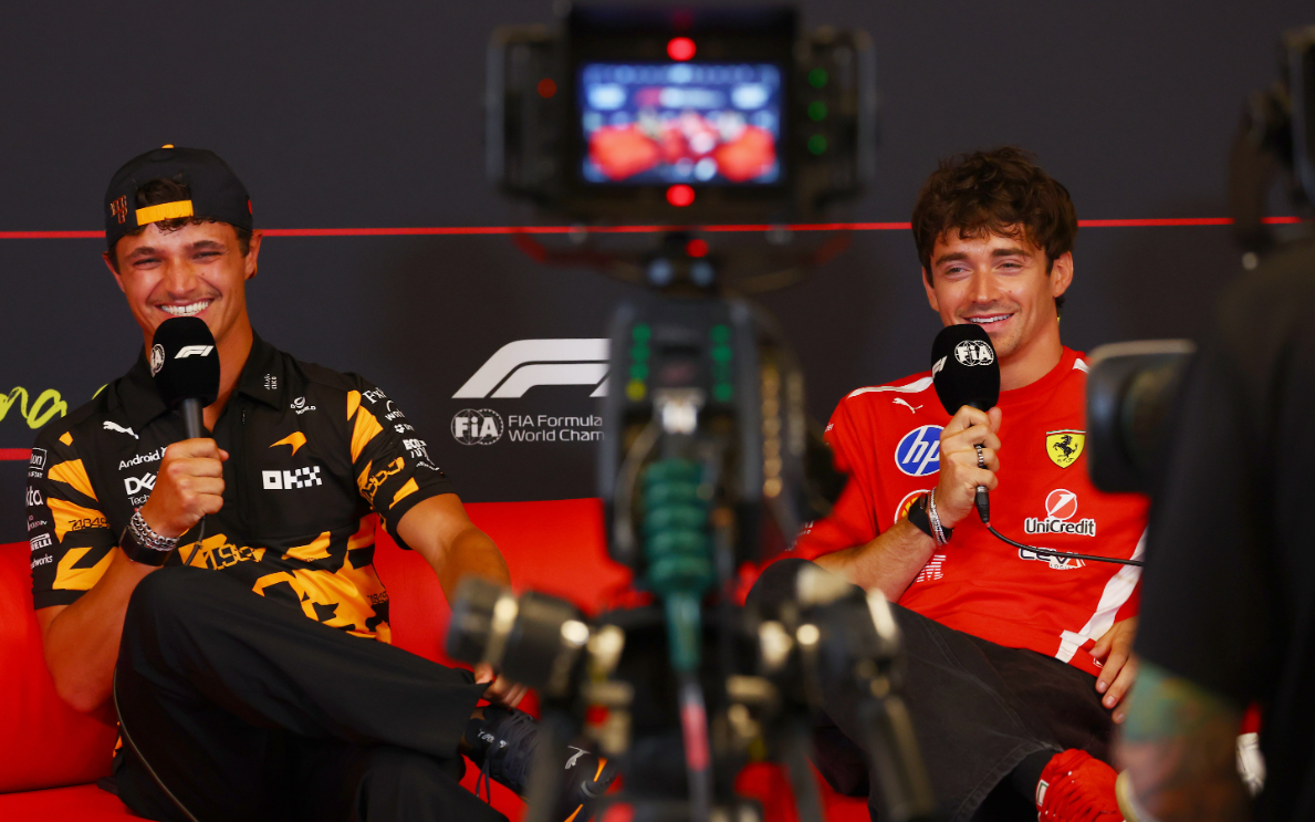 Ferrari di Formula 1 durante il weekend di Monaco dove i problemi di frenata sono stati sollevati da Charles Leclerc