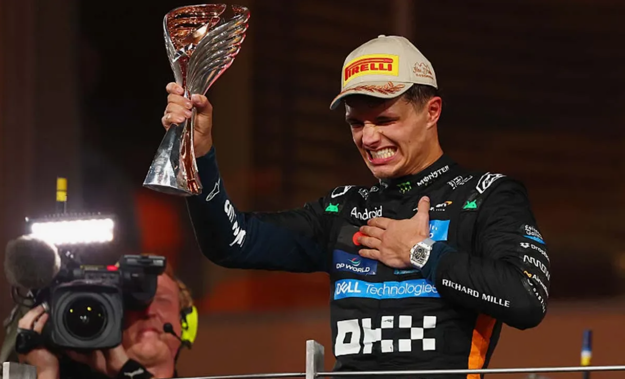 Lando Norris speaks about the difficulties of defending his Formula 1 world championship during a challenging 2026 season with McLaren.