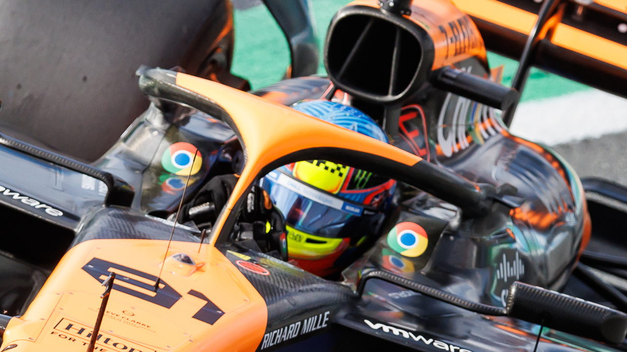 Oscar Piastri McLaren cockpit