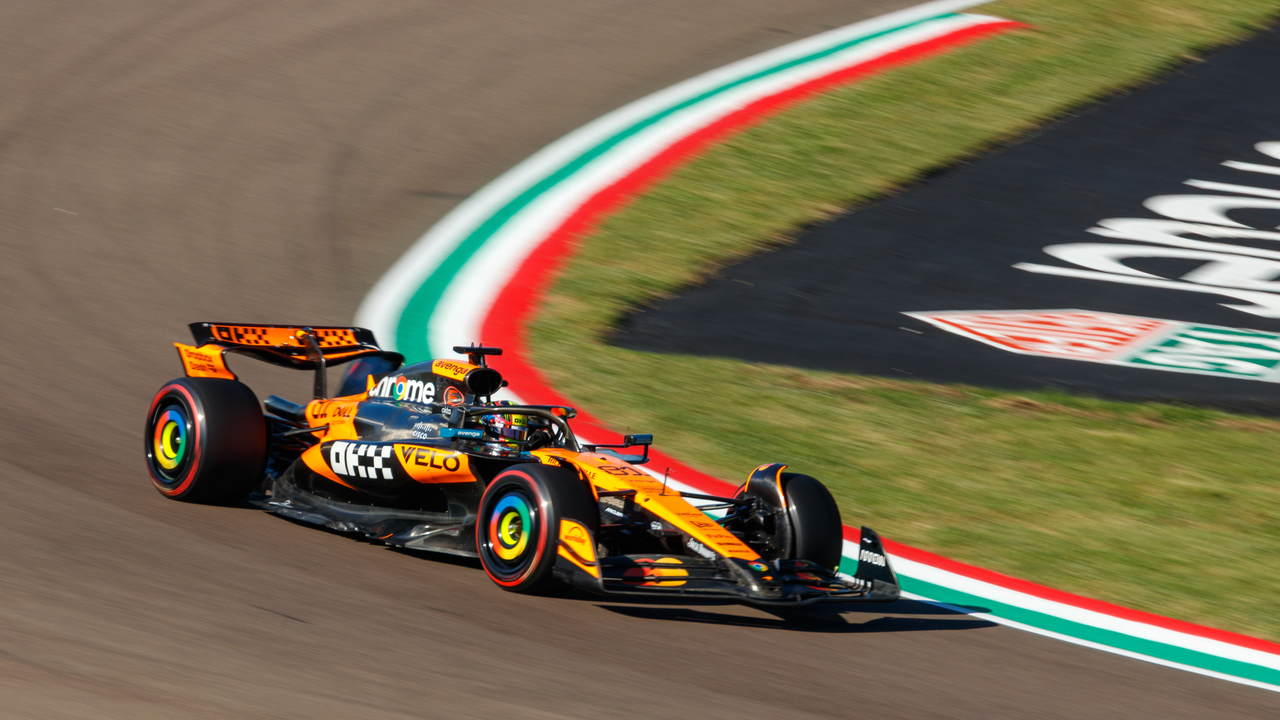 Piastri racing the McLaren