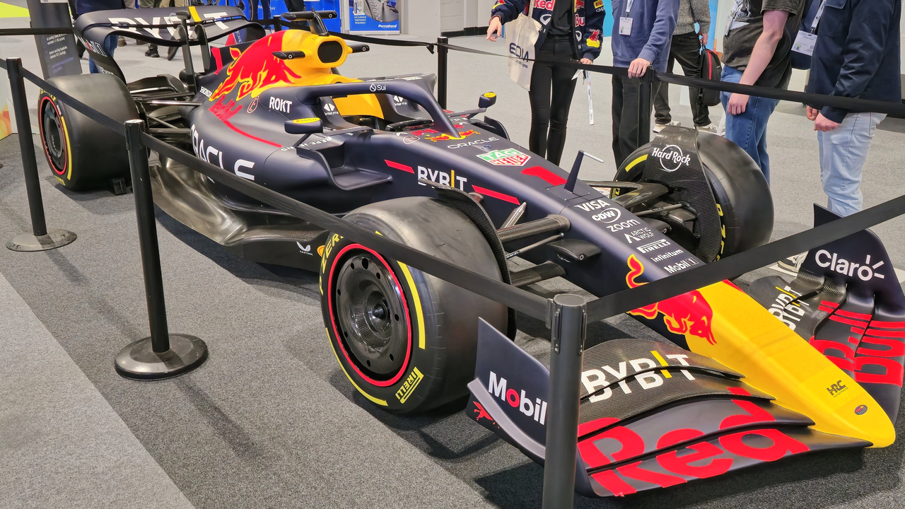 Garagenboxenteam von Red Bull Racing