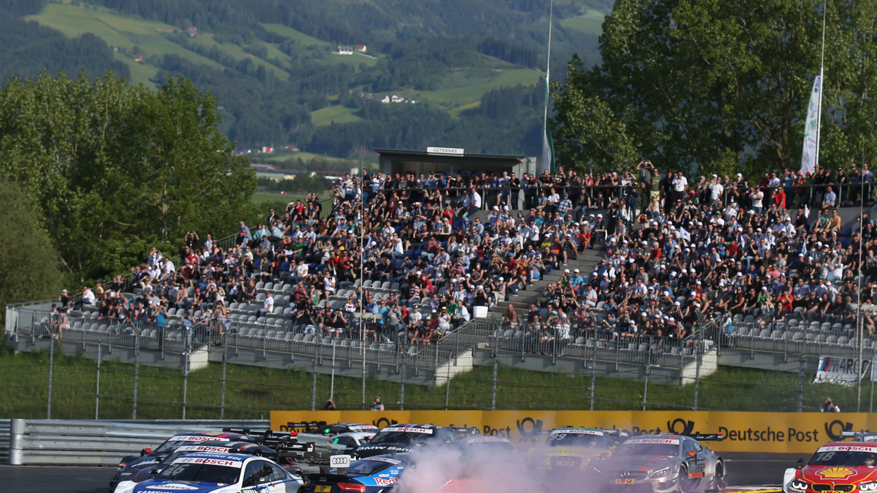 Red Bull Ring panoramic view Styrian hills