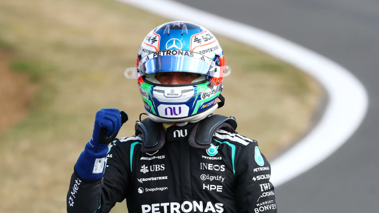 Antonelli Silverstone Poul-u ələ keçirdi və Mercedes işi bitirməlidir