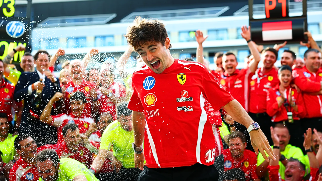 Lekler Silverstoun qələbəsi Ferrari-yə aydın bir sıfırlama xalı qazandırdı