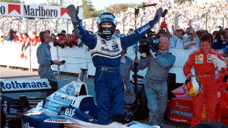 Williams restored the FW18 thirty years after its championship season